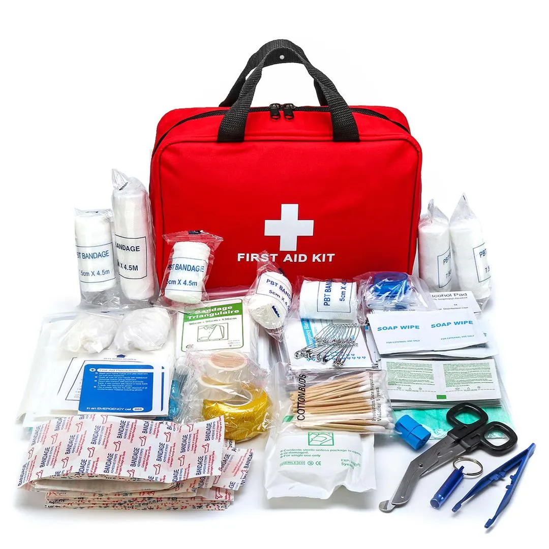 300Pcs Emergency Survival Kits Medical Supplies Wound Bag Treatment Pack Set First Aid Kit for For - Home media