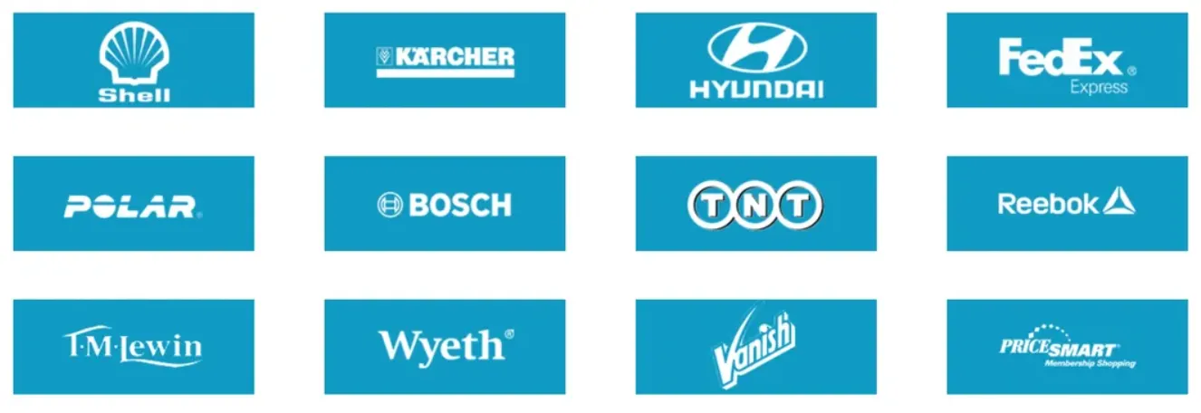 Benshine customer and partner logos