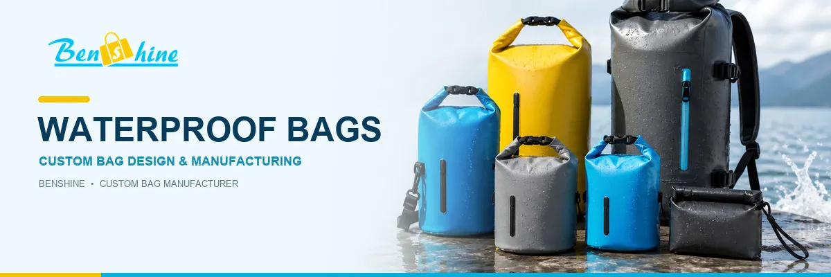 Waterproof bag styles for custom product development