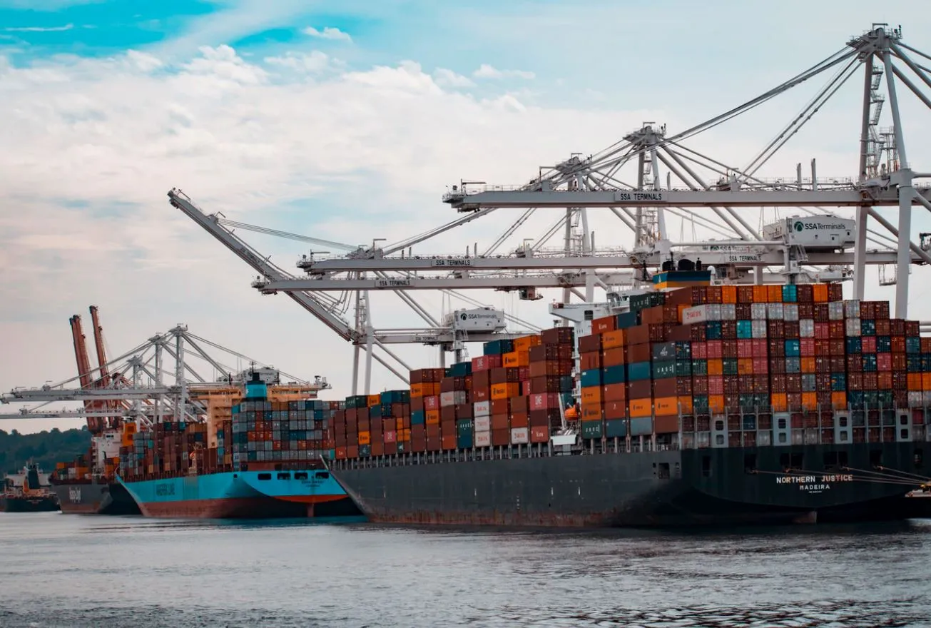 Shipping containers used for international bag orders