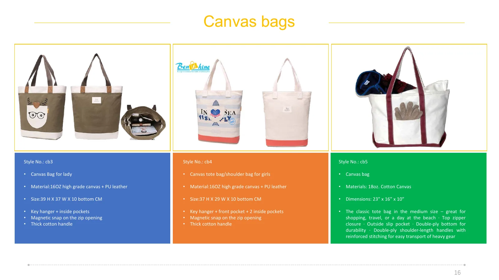 benshine bag catalogue - page 16 of 39