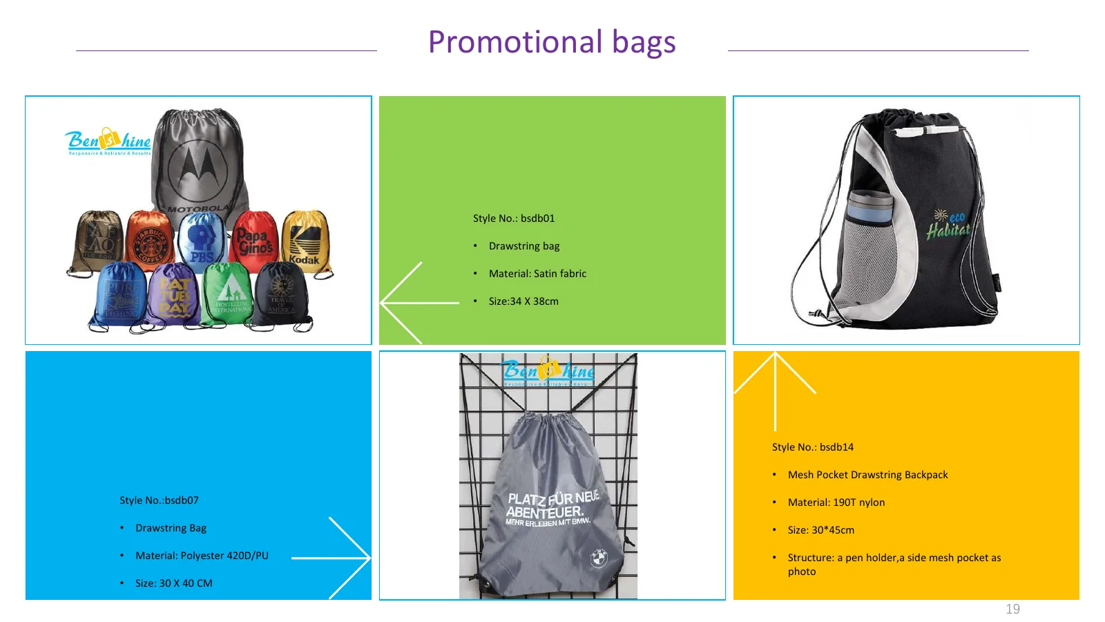 benshine bag catalogue - page 19 of 39