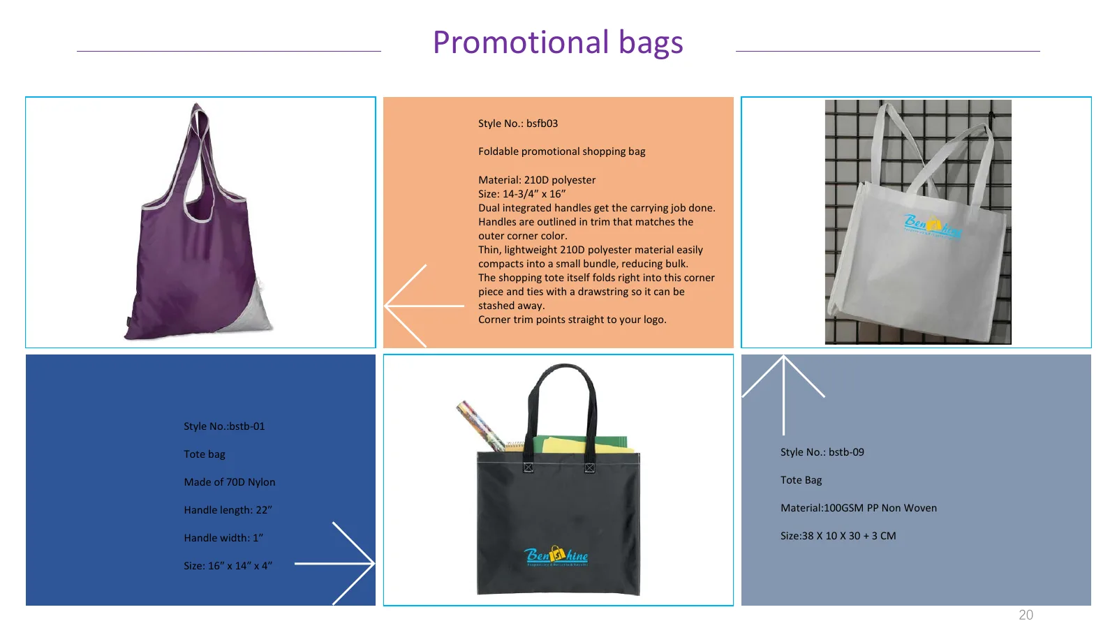 benshine bag catalogue - page 20 of 39