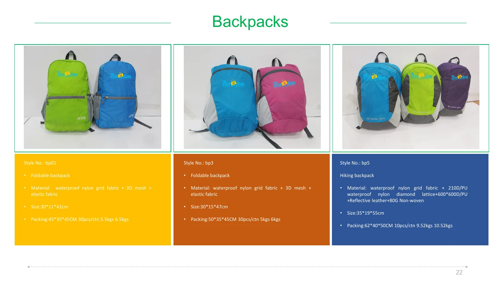benshine bag catalogue - page 22 of 39