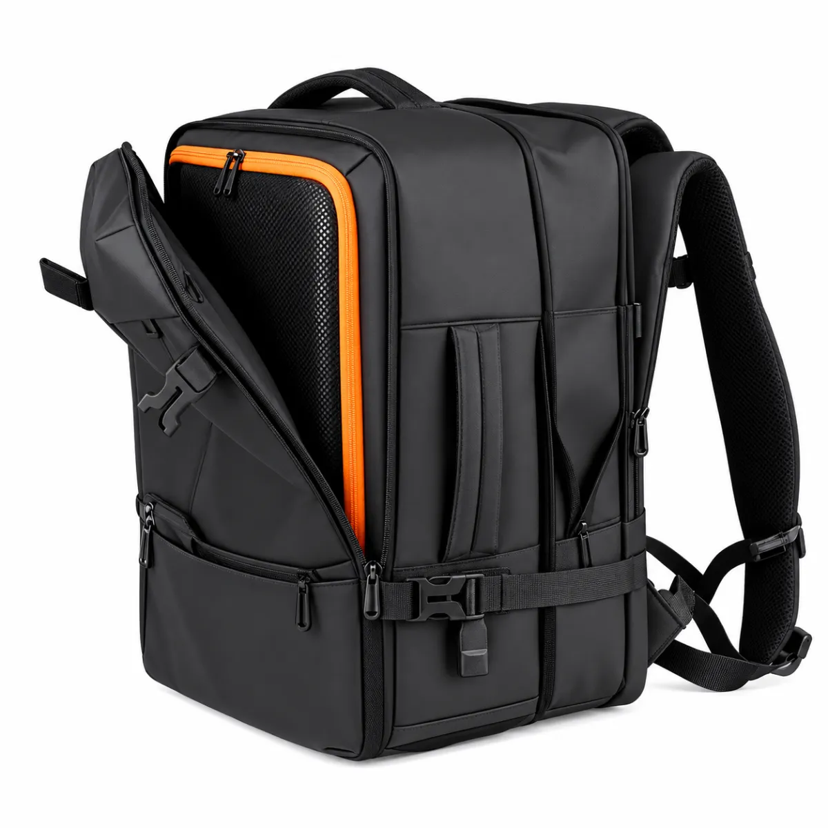 Expandable Oxford Travel and Business Backpack BSS-BP-002 product view — view 6