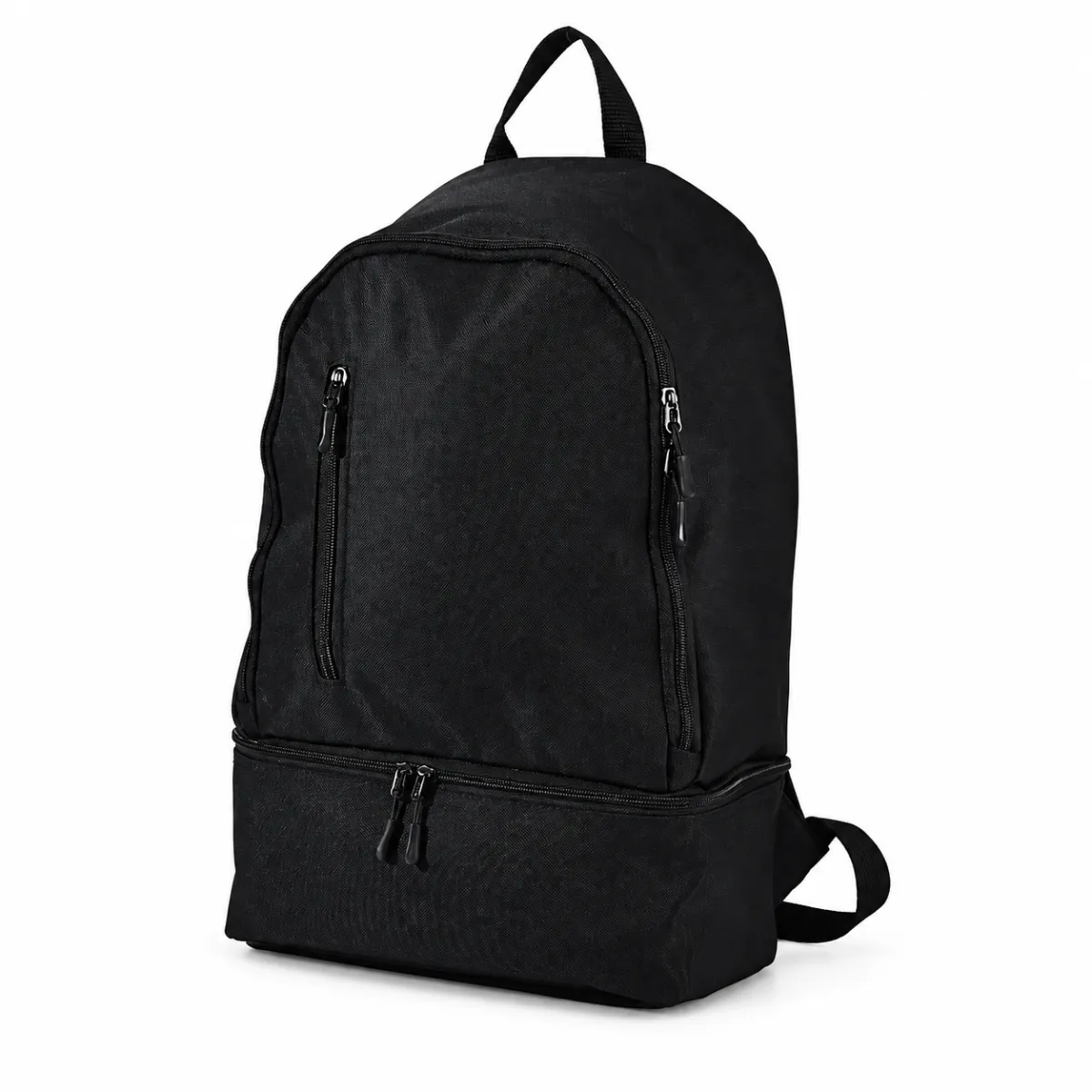 Black Oxford Travel Backpack with Separate Shoe Compartment BSS-BP-004 product view