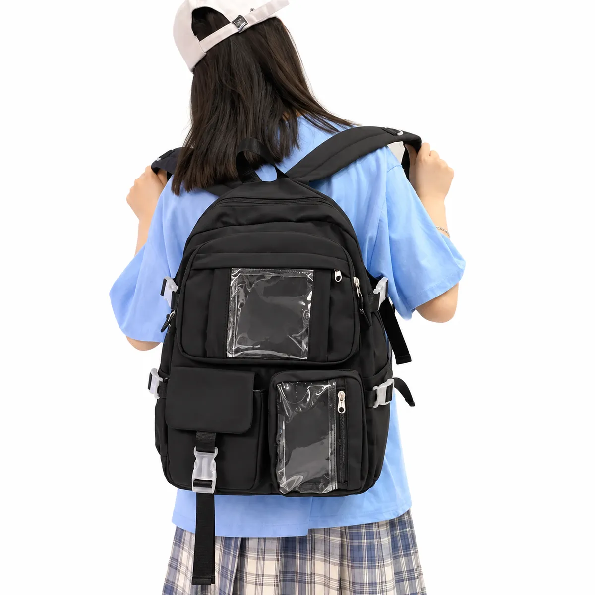 학생 가방 BSS-SB-014 — 여러 수납공간 · SKU BSS-SB-014 · 제품 이미지 3