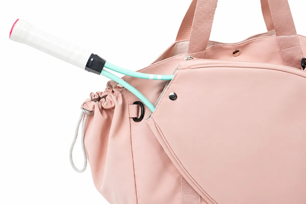 Nylon Tennis Tote Bag with Racket Compartment BSS-TT-002 product view — view 6