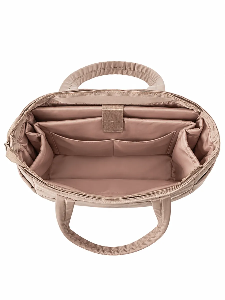 Padded Travel Tote with Laptop Sleeve BSS-TT-003 product view — view 2