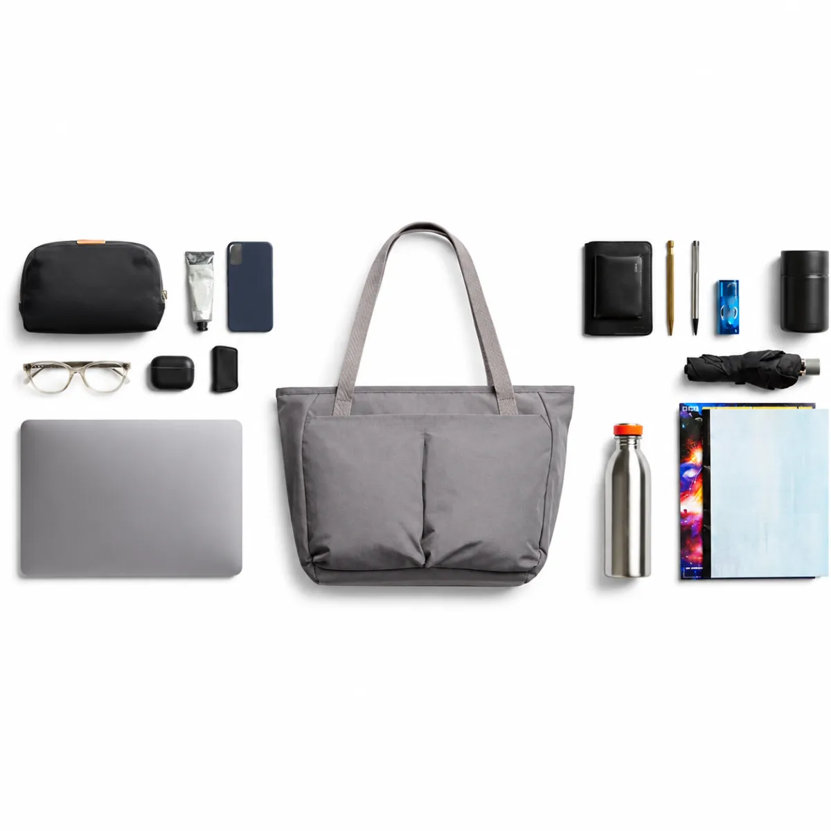 Multi-Pocket Canvas Laptop Tote Bag BSS-TT-007 product view — view 5