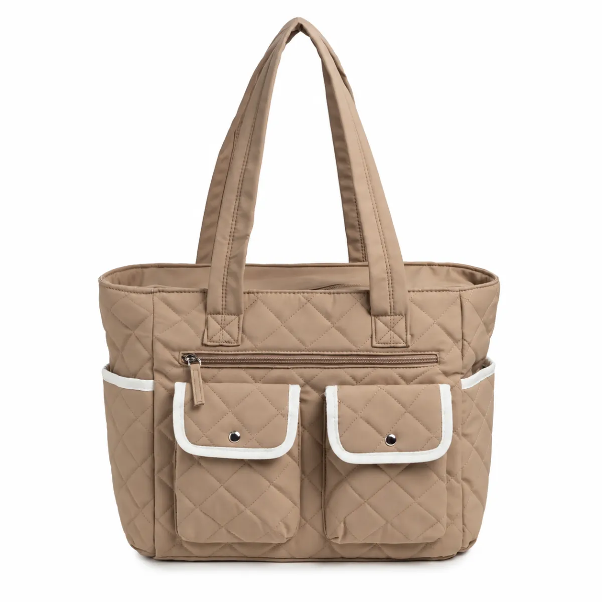 Quilted Multi-Pocket Travel Tote Bag BSS-TT-009 product view