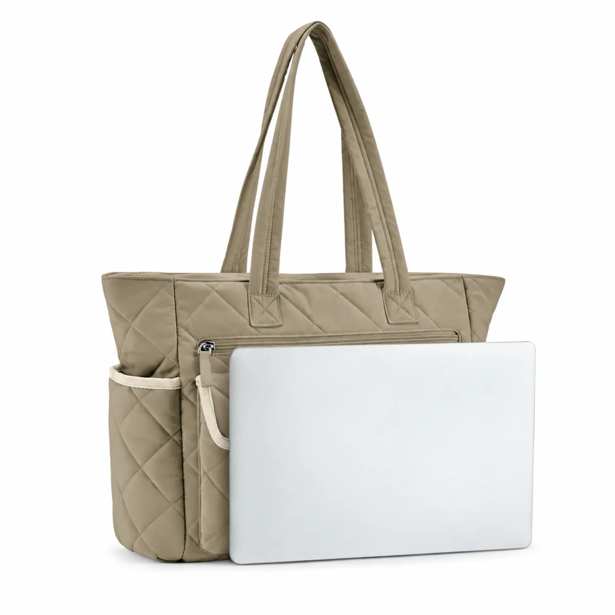Quilted Multi-Pocket Travel Tote Bag BSS-TT-009 product view — view 5