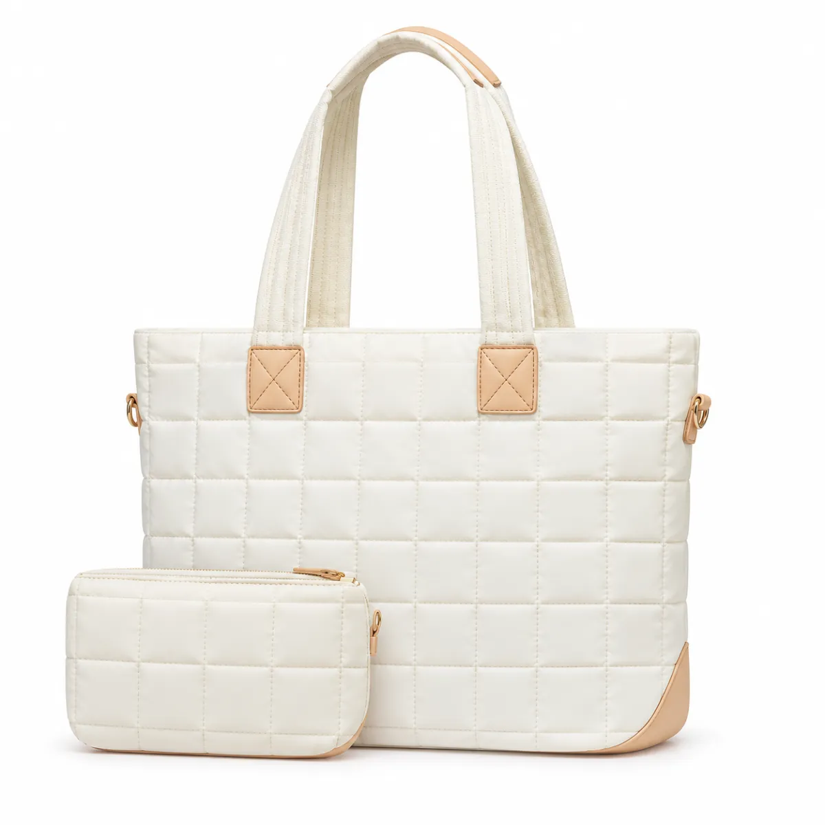 Quilted Nylon Laptop Tote Bag BSS-TT-010 product view