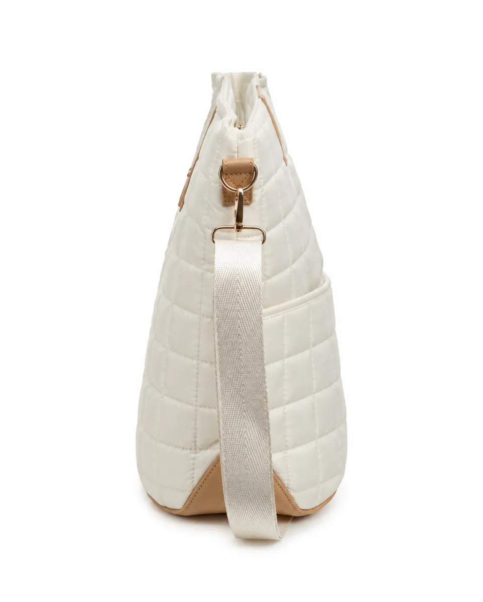 Quilted Nylon Laptop Tote Bag BSS-TT-010 product view — view 2