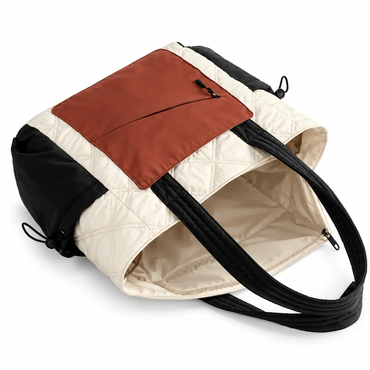 Quilted Travel Tote Bag with Laptop Compartment BSS-TT-013 product view — view 3