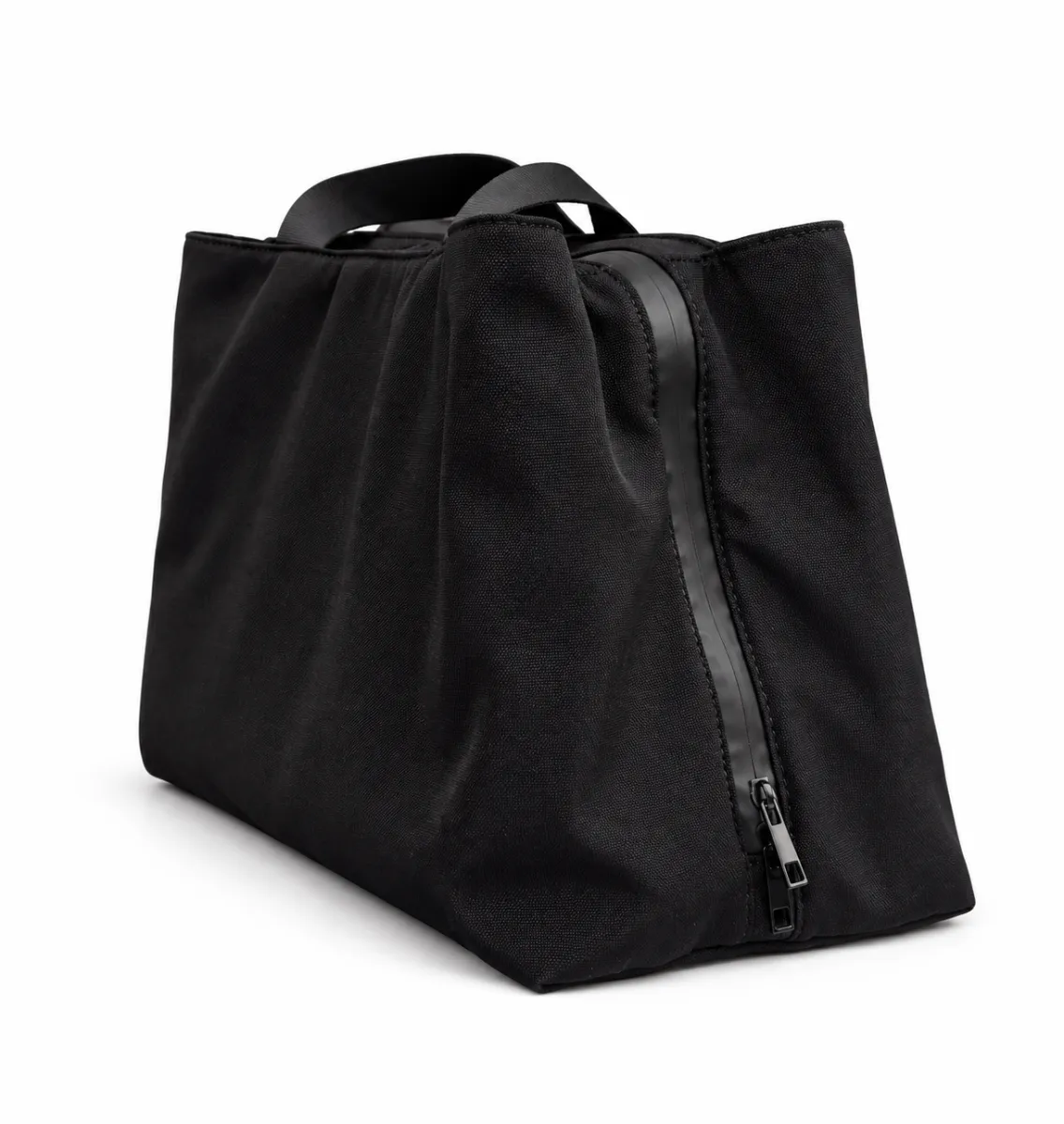 Black Nylon Commuter Tote Bag BSS-TT-015 product view — view 2