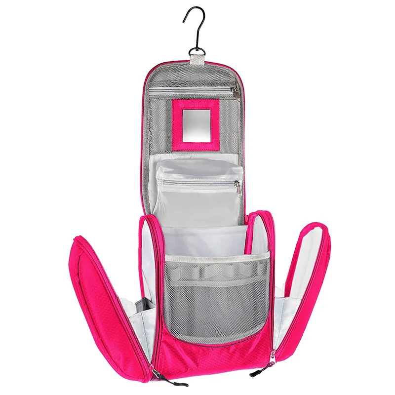 Custom Cosmetic Bag Travel Wash Bag with Hook-ES0307 product view