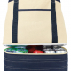 Tote canvas cooler