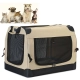 Foldable Train Dog Carrier Cage