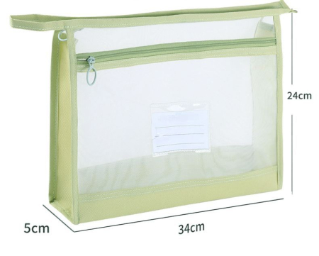 A4 mesh document bag
