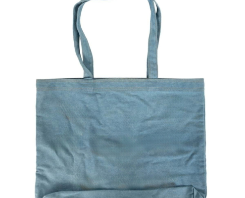 Demin patch tote